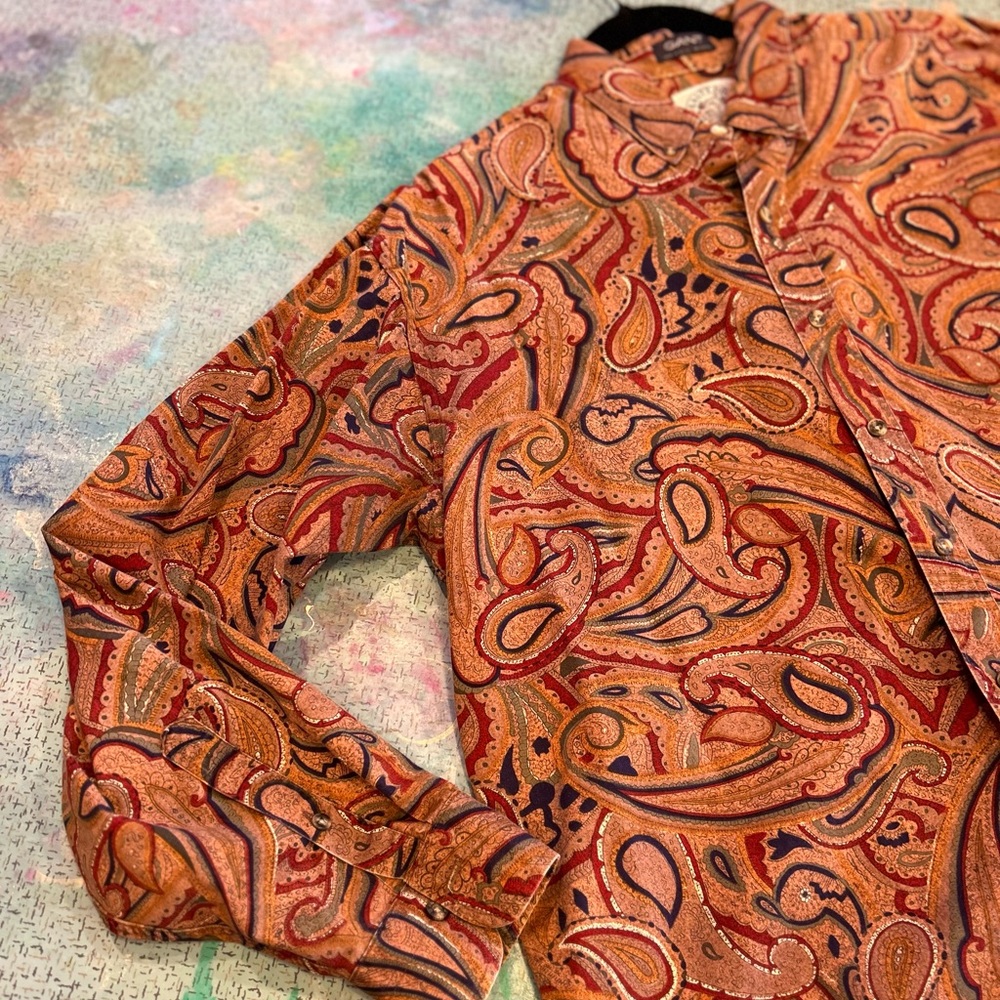 Vintage Paisley Salty Dog Shirt